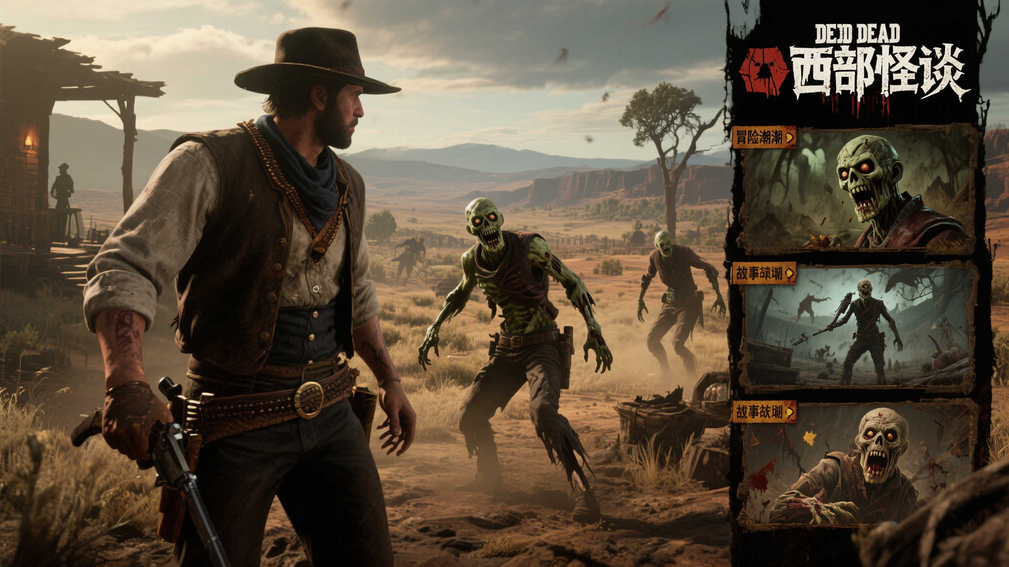 《荒野大镖客Online》全新篇章“西部怪谈”来袭:四大任务上线,僵尸敌人再现江湖! 《荒野大镖客Online》全新篇章“西部怪谈”来袭:四大任务上线,僵尸敌人再现江湖!